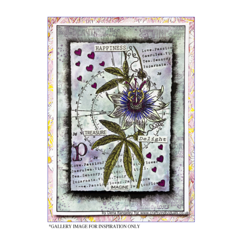 Crafty Individuals P is for Passion Unmounted Rubber Stamps (CI-600) (DISCONTINUED)