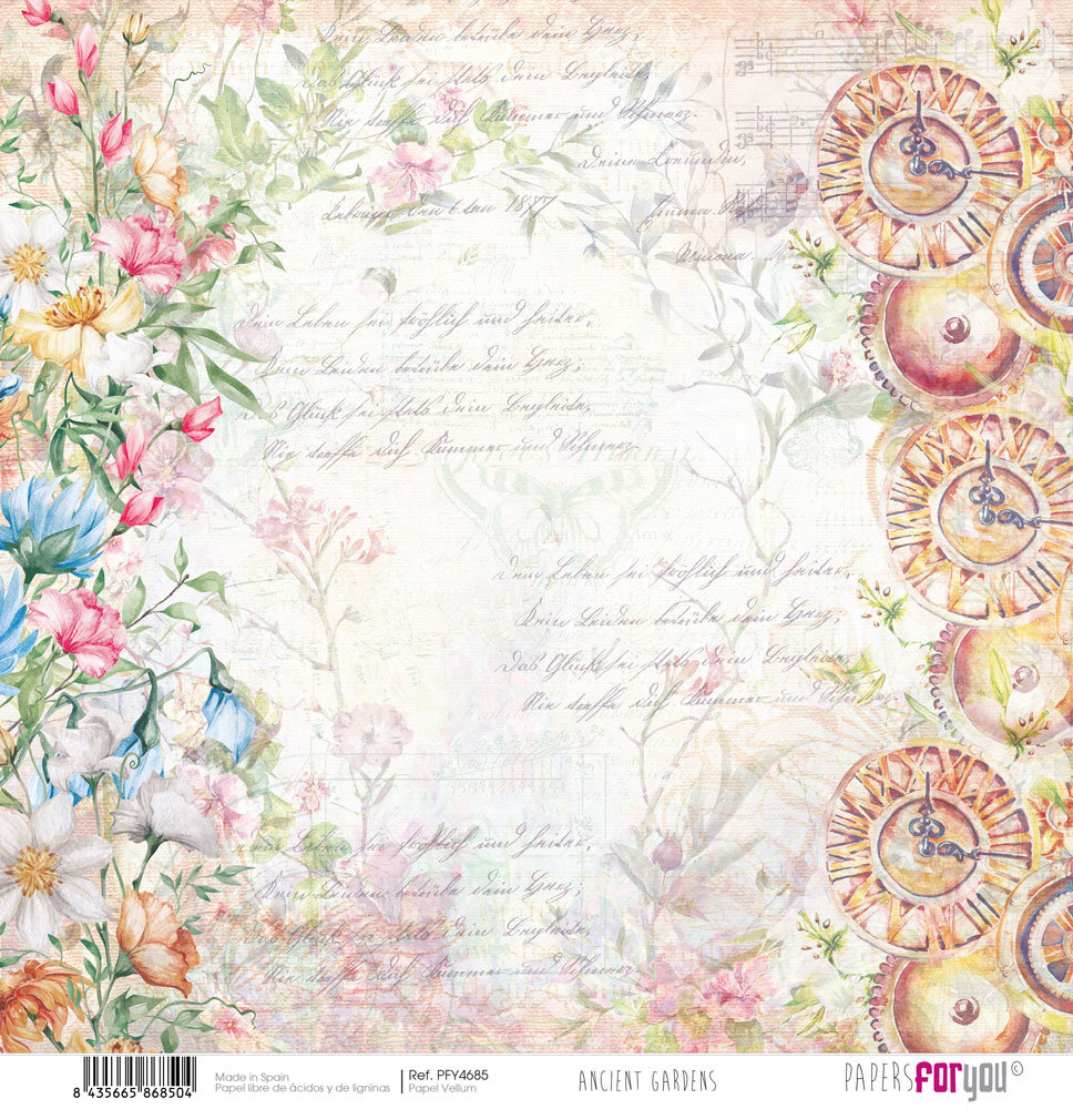 Papers For You Ancient Gardens Vellum Paper Pack (6pcs) (PFY-4683) (DISCONTINUED) Papers For You Ancient Gardens Vellum Paper Pack (6pcs) (PFY-4683) (DISCONTINUED)