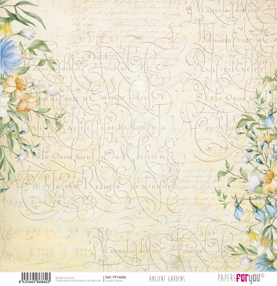 Papers For You Ancient Gardens Vellum Paper Pack (6pcs) (PFY-4683) (DISCONTINUED) Papers For You Ancient Gardens Vellum Paper Pack (6pcs) (PFY-4683) (DISCONTINUED)