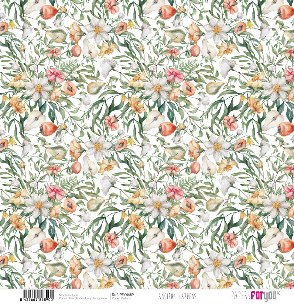 Papers For You Ancient Gardens Vellum Paper Pack (6pcs) (PFY-4683) (DISCONTINUED) Papers For You Ancient Gardens Vellum Paper Pack (6pcs) (PFY-4683) (DISCONTINUED)