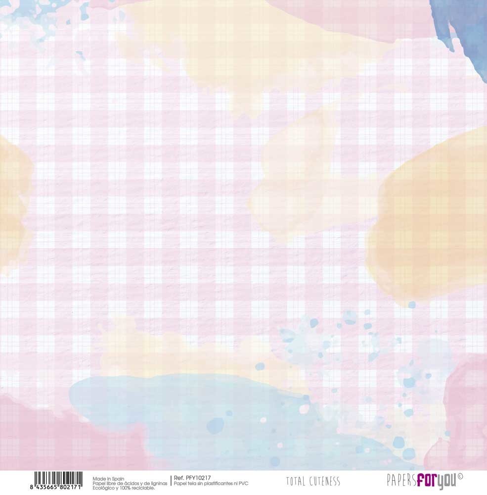 Papers For You Total Cuteness Canvas Scrap Pack (8pcs) (PFY-10216) (DISCONTINUED)