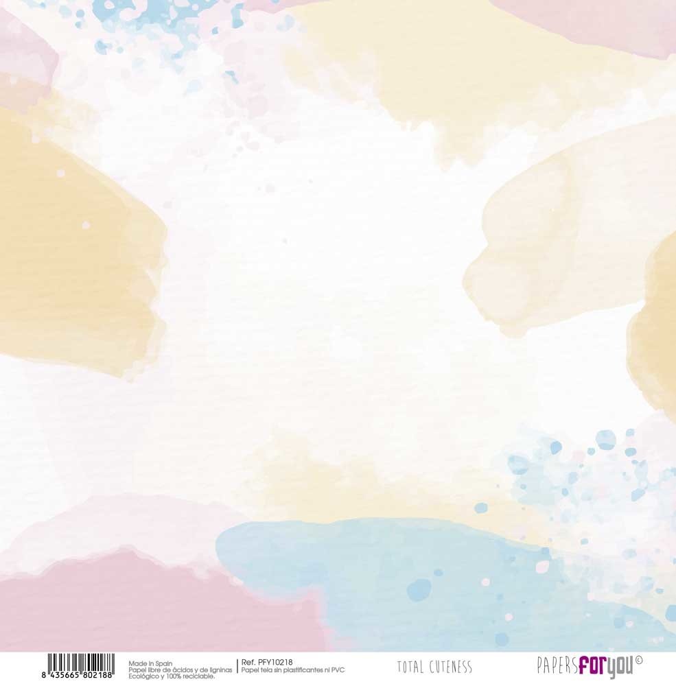 Papers For You Total Cuteness Canvas Scrap Pack (8pcs) (PFY-10216) (DISCONTINUED)