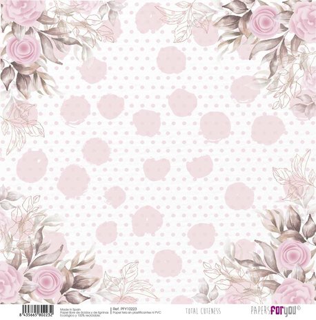 Papers For You Total Cuteness Canvas Scrap Pack (8pcs) (PFY-10216) (DISCONTINUED)