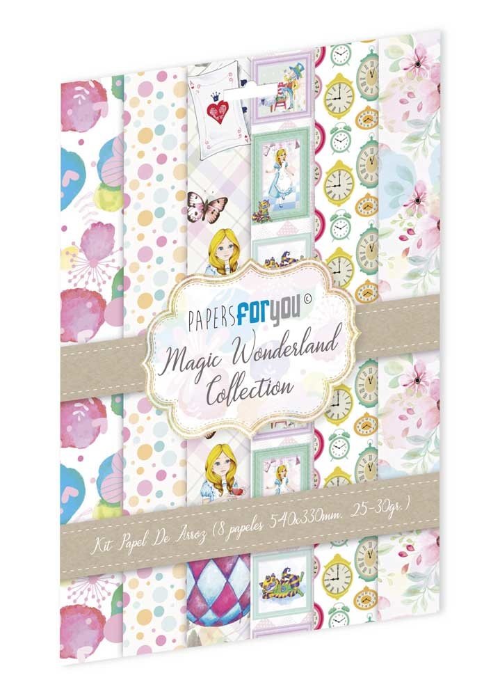 Papers For You Magic Wonderland Rice Paper Kit (8 pcs) (PFY-10179) (DISCONTINUED)