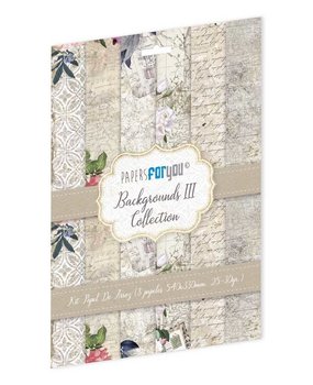 Papers For You Backgrounds III Rice Paper Kit (8 pcs) (PFY-10178) (DISCONTINUED)
