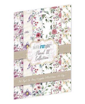 Papers For You Floral III Rice Paper Kit (8 pcs) (PFY-10174) (DISCONTINUED)