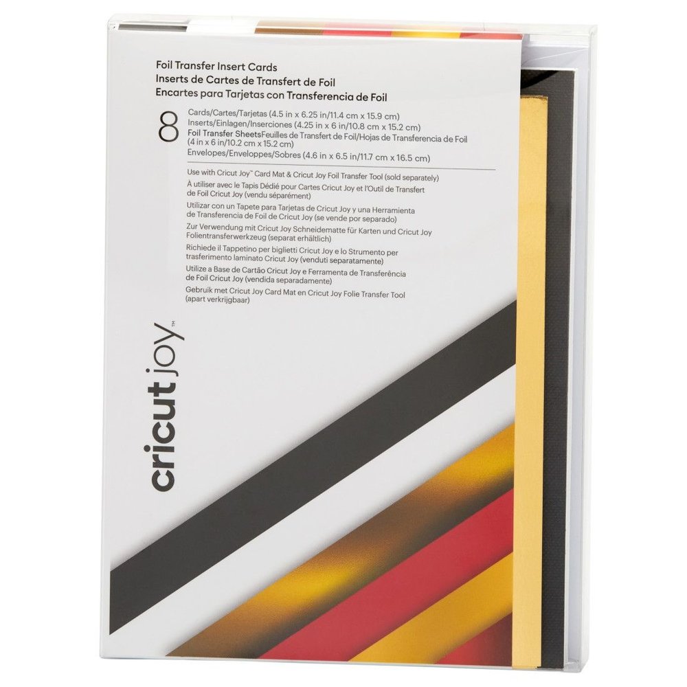 Cricut Joy Foil Transfer Insert Cards Royal Flush (8pcs) (2009208) (DISCONTINUED)