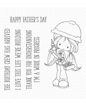 My Favorite Things Work in Progress Clear Stamps (TI-017) (OUTLET)