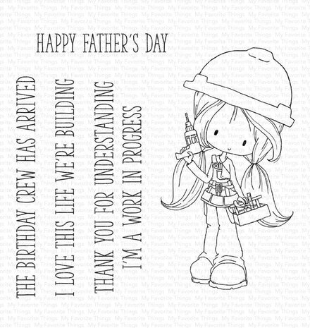 My Favorite Things Work in Progress Clear Stamps (TI-017) (OUTLET)