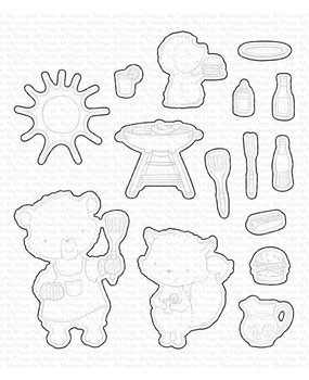My Favorite Things Backyard BBQ Die-namics (MFT-2243) (OUTLET)