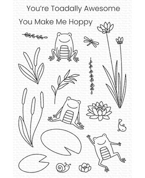 My Favorite Things You Make Me Hoppy Clear Stamps (CS-673) (OUTLET)