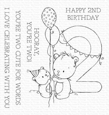 My Favorite Things Number Fun 2 Clear Stamps (RAM-033) (OUTLET)