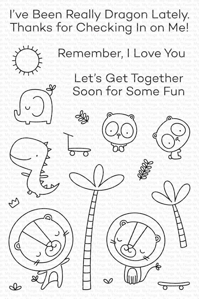 My Favorite Things Jungle Fun Clear Stamps (CS-677) (OUTLET) My Favorite Things Jungle Fun Clear Stamps (CS-677) (OUTLET)