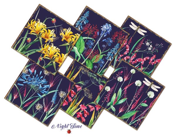Decorer Nighttime 8x8 Inch Paper Pack (DECOR-B39-437) (OUTLET)