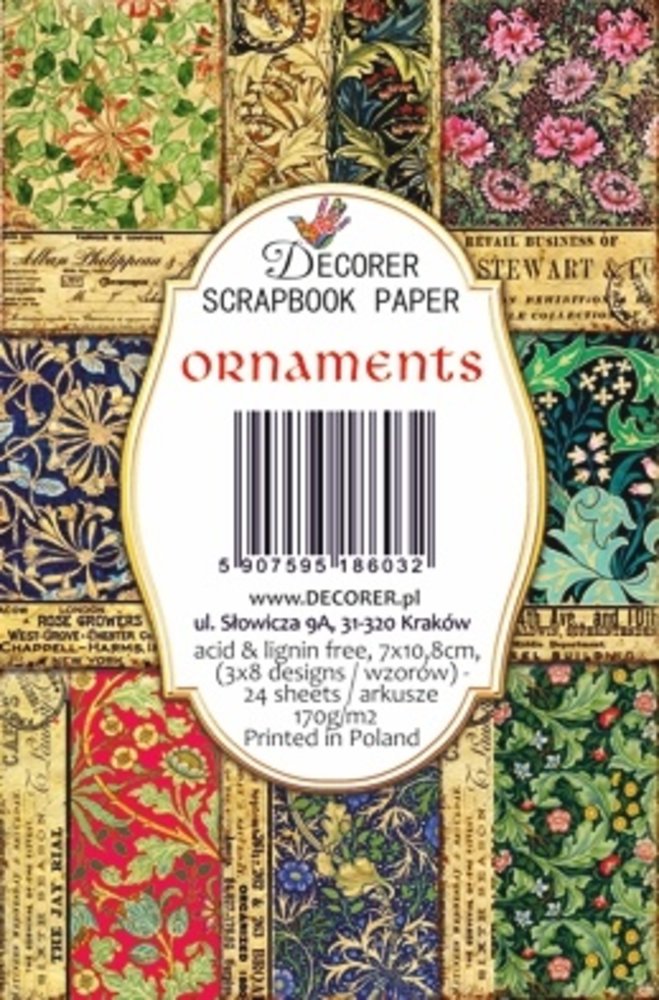 Decorer Ornaments Mini Paper Pack (DECOR-M106) (OUTLET) Decorer Ornaments Mini Paper Pack (DECOR-M106) (OUTLET)