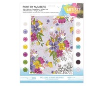 Docrafts Artiste Paint By Numbers Crowded Florals (DOA 550708)