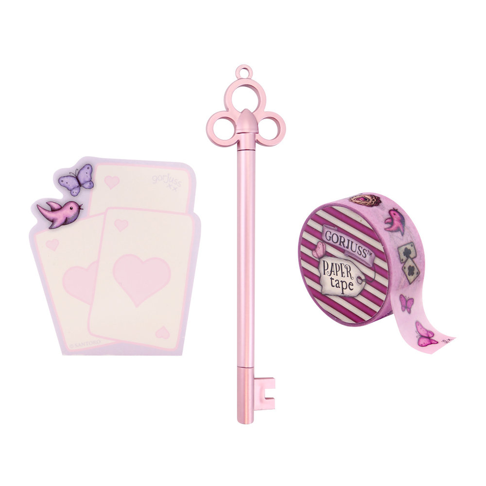 Set di cancelleria planner Cheshire Cat Gorjuss