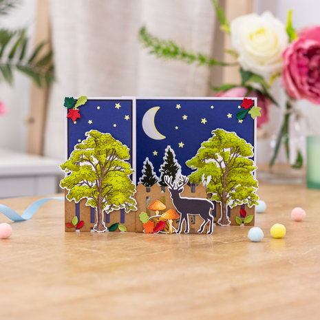 Gemini 3D Scene Builder Woodland Beauty Stamp & Die (GEM-STD-3DSB-WB) (DISCONTINUED) Gemini 3D Scene Builder Woodland Beauty Stamp & Die (GEM-STD-3DSB-WB) (DISCONTINUED)