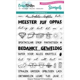 CarlijnDesign Clear Stamps Bedankjes (CDST-0087) (DISCONTINUED)