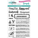 CarlijnDesign Stempels Happy Mail XL (CDST-0086) (DISCONTINUED)