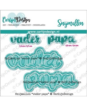 CarlijnDesign Dies Vader Papa (CDSN-0175) (DISCONTINUED)