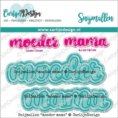 CarlijnDesign Dies Moeder Mama (CDSN-0174) (DISCONTINUED)