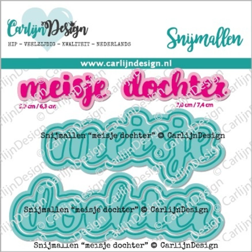 CarlijnDesign Dies Meisje Dochter (CDSN-0173) (DISCONTINUED)