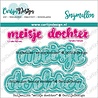 CarlijnDesign Dies Meisje Dochter (CDSN-0173) (DISCONTINUED)