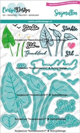 CarlijnDesign Dies Gecondoleerd 2 Calla Lily (CDSN-0166) (DISCONTINUED)