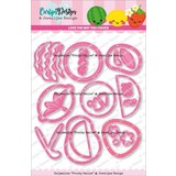 CarlijnDesign Snijmallen Fruity Smiles (CDJD-0029) (DISCONTINUED)