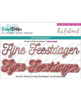 CarlijnDesign Hot Foil Stamp Grote Teksten Sterkte (CDHF-0011) (DISCONTINUED)