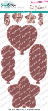 CarlijnDesign Hot Foil Ballonnen 2 (CDHF-0015) (OUTLET)