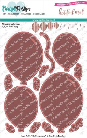 CarlijnDesign Hot Foil Ballonnen (CDHF-0008) (OUTLET)