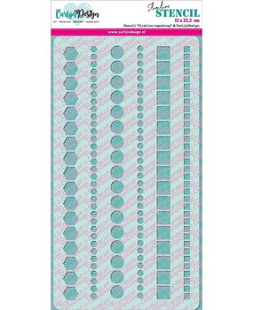 CarlijnDesign Stencil Slimline Edges 1 (CDSC-0014) (DISCONTINUED)