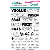 CarlijnDesign Stempels Vrolijk Pasen (CDST-0060) (DISCONTINUED)