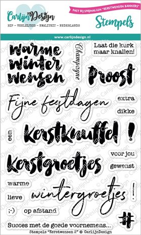 CarlijnDesign Stempels Kerstwensen 2 (CDST-0067) (OUTLET) CarlijnDesign Stempels Kerstwensen 2 (CDST-0067) (OUTLET)