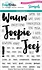 Stempels Wauw Joepie Jeej (CDST-0068) (OUTLET)