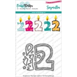 CarlijnDesign Dies Candles Numbers 2 (CDSN-0096) (DISCONTINUED)