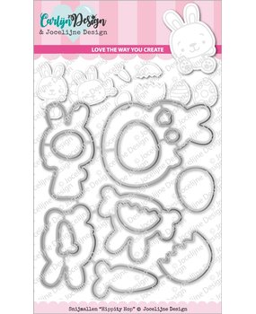 CarlijnDesign Snijmallen Hippity Hop (CDJD-0006) (DISCONTINUED) CarlijnDesign Snijmallen Hippity Hop (CDJD-0006) (DISCONTINUED)
