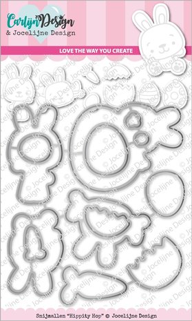 CarlijnDesign Dies Hippity Hop (CDJD-0006) (DISCONTINUED) CarlijnDesign Dies Hippity Hop (CDJD-0006) (DISCONTINUED)