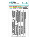 CarlijnDesign Dies Edge Words Planner Tabs (CDSN-0095) (DISCONTINUED)