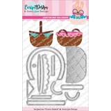 CarlijnDesign Snijmallen Picnic Basket (CDJD-0008) (OUTLET)