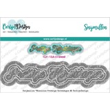 CarlijnDesign Snijmallen Monoline Prettige Kerstdagen (CDSN-0115) (DISCONTINUED)