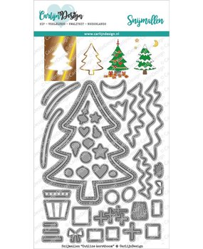 CarlijnDesign Snijmallen Outline Kerstboom (CDSN-0113) (DISCONTINUED)