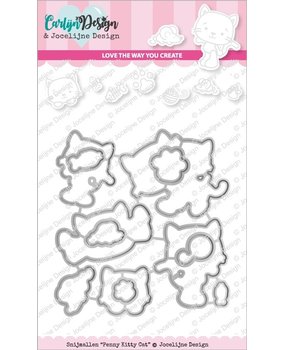 CarlijnDesign Dies Penny Kitty Cat (CDJD-0015) (DISCONTINUED)
