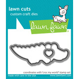 Lawn Fawn Croc My World Dies (LF2725) (DISCONTINUED)