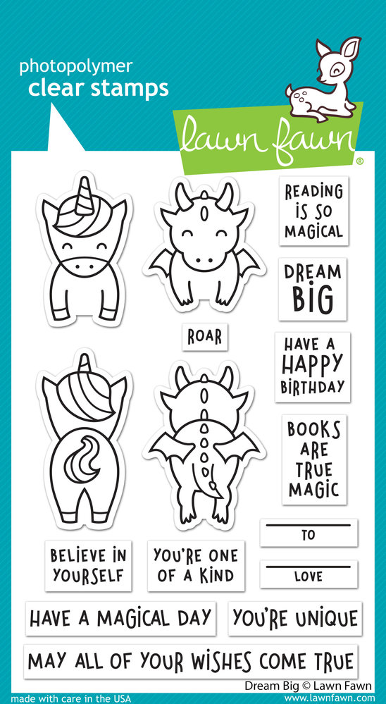 Lawn Fawn Dream Big Clear Stamps (LF2869) (DISCONTINUED) Lawn Fawn Dream Big Clear Stamps (LF2869) (DISCONTINUED)