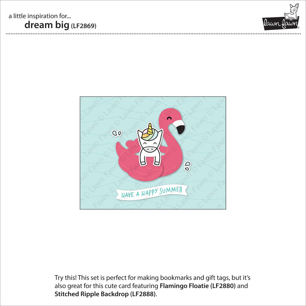 Lawn Fawn Dream Big Clear Stamps (LF2869) (OUTLET) Lawn Fawn Dream Big Clear Stamps (LF2869) (OUTLET)