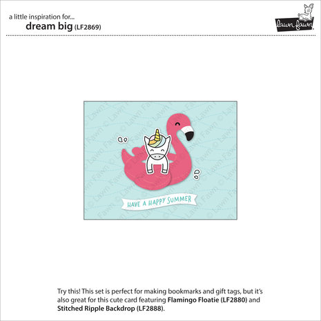 Lawn Fawn Dream Big Clear Stamps (LF2869) (DISCONTINUED) Lawn Fawn Dream Big Clear Stamps (LF2869) (DISCONTINUED)