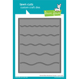Lawn Fawn Stitched Wavy Backdrop: Portrait Dies (LF2890) (OUTLET)